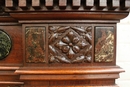 Renaissance style Cabinet in Walnut, France 19th century