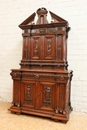 Renaissance style Cabinet in Walnut, France 19th century