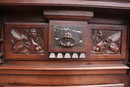 Renaissance style Cabinet in Walnut, France 19th century