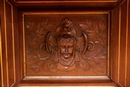 Renaissance style Cabinet in Walnut, France 19th century