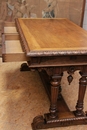 Renaissance style Desk table in Walnut, France 19th century