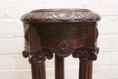 Renaissance style Flower stand in Walnut, France 19th century